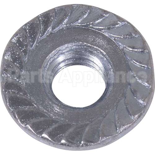 TBC100906 Compatible Turbo Chef Nut 1/4X20 Serrated Hex Flange
