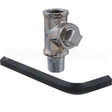TEE-RGD Compatible TS Brass Tee, Rigid, Chrome, Leadfree