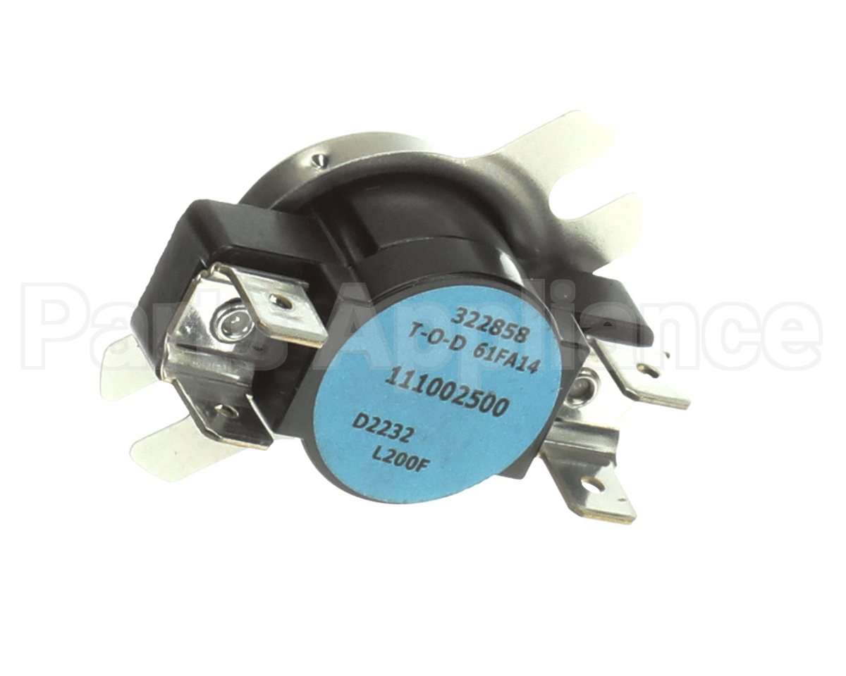 THT03044 Trane Thermostat; Limit Switch, Open At 200F,