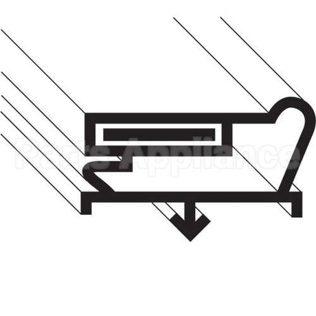 TR341-60284-03 Compatible Traulsen Gasket, Drawer, Bottom, Compact