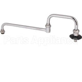 TS002848-4 Compatible TS Brass Spout, 18"Dbl, W/Nzzle, Leadfree