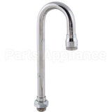 TS132X Compatible TS Brass Spout, Gooseneck (9")