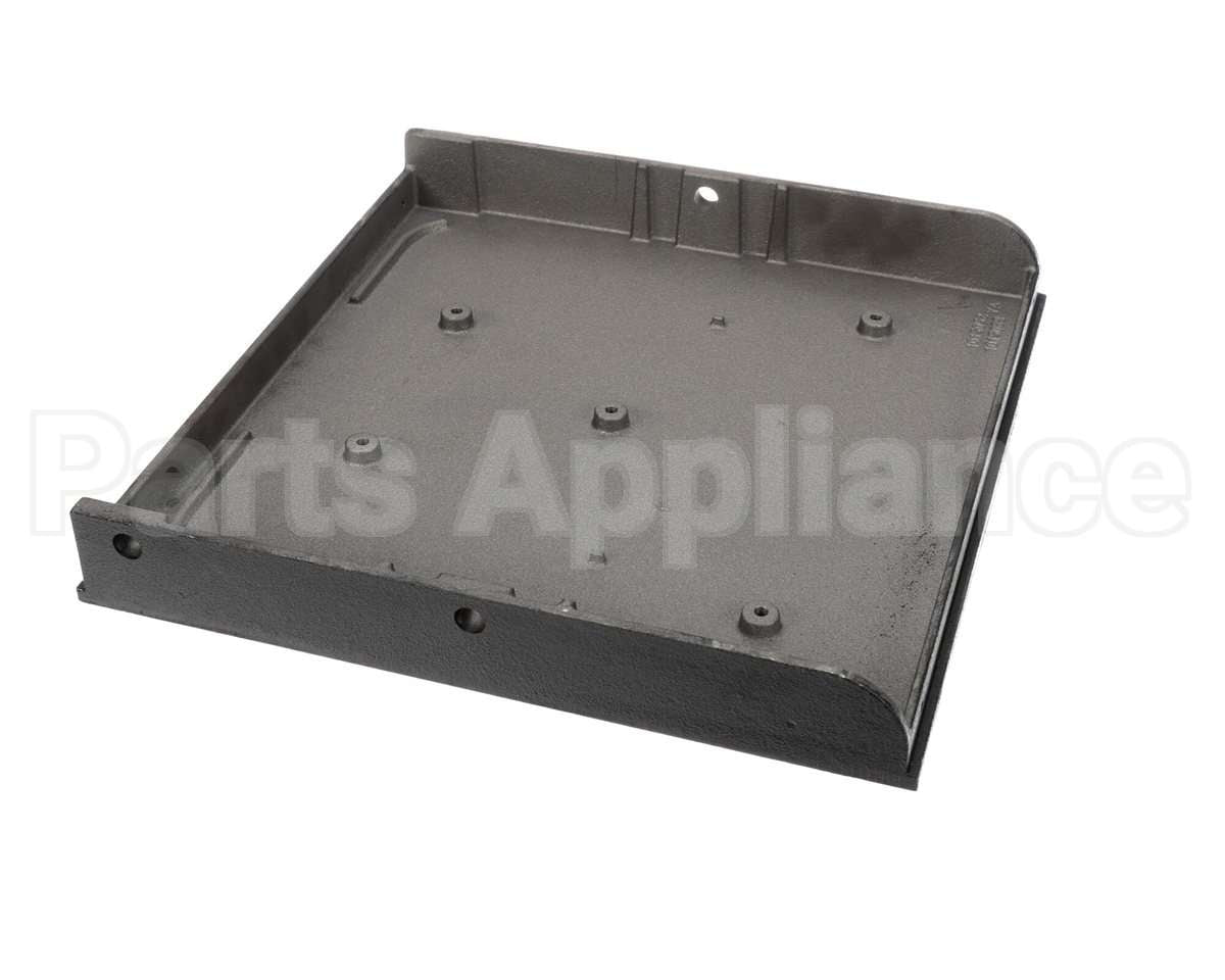 U00689 Globe Upper Left Plate (Grooved)