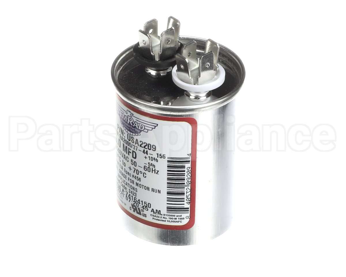 USA2209 Trane Capacitor; 15Mfd 370/440V Round Usa Made