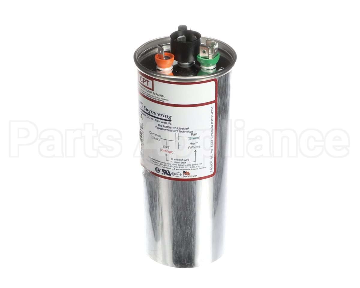 USA2222BA Trane Capacitor; 80/5Mfd 370/440V Rnd Usa Made