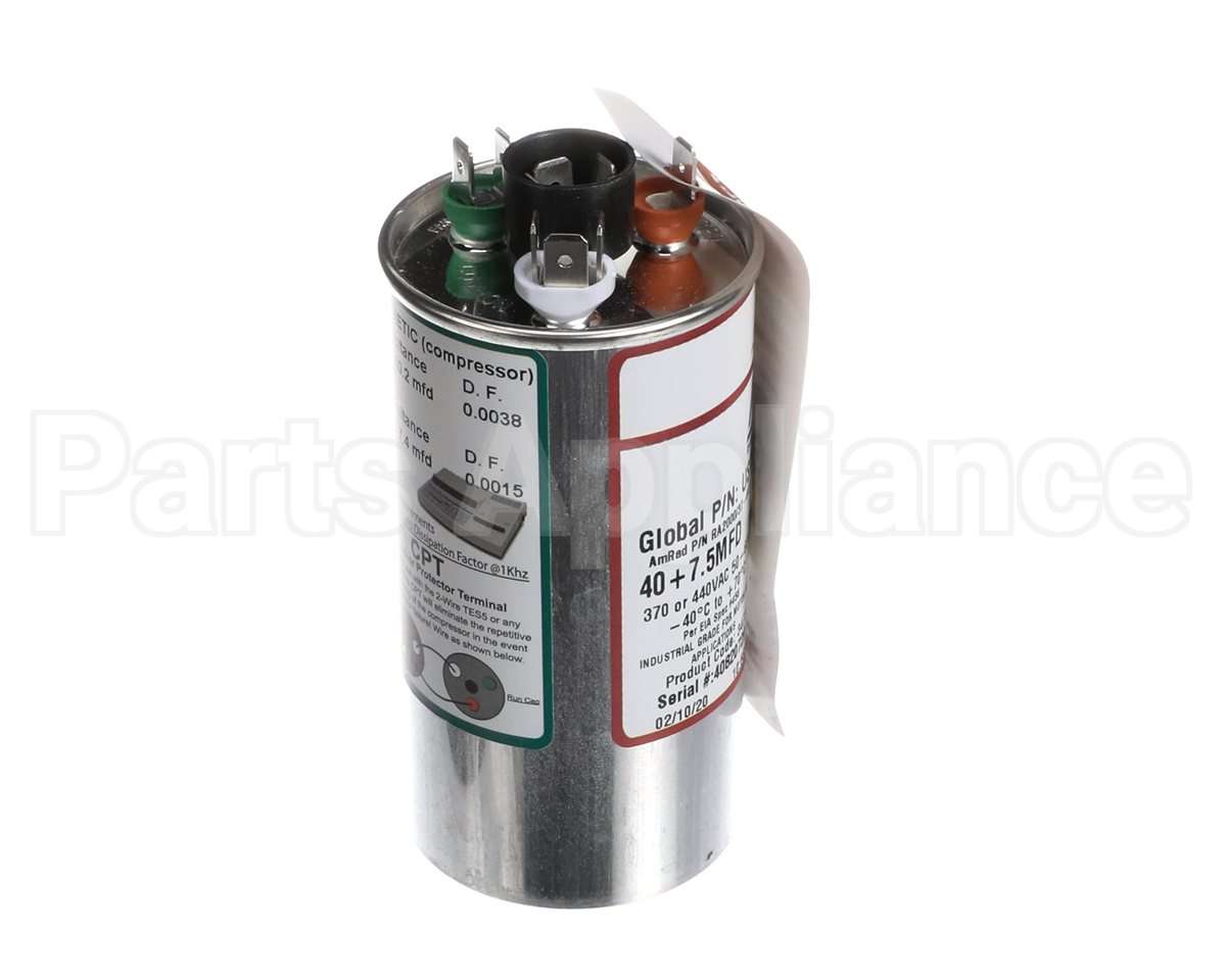 USA2232 Trane Capacitor; 40/7.5Mfd 370/440V Rd Usa Mad