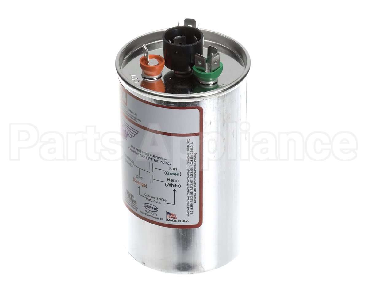 USA2240 Trane Capacitor; 55/5Mfd 370/440V Rnd Usa Made