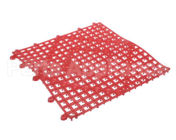 VM5280RD San Jamar Versa-Mat 1'X1' Bar Mat, Red C&C