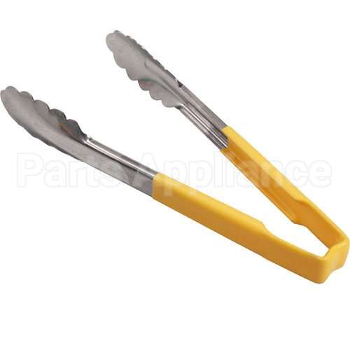 VOL4780950 Compatible Vollrath Tong Yel/Ss 9.5 In Scallop Grip