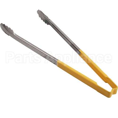 VOL4781650 Compatible Vollrath Tongs, Scallop, 16", Ylwhdl