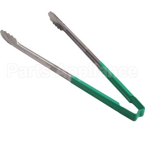 VOL4781670 Compatible Vollrath Tongs, Scallop, 16", Grnhdl