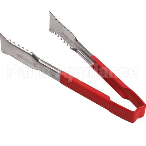 VOL4790940 Compatible Vollrath Tongs, Versagrip, 9.5", Redhdl