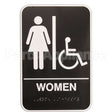 VOL5630 Compatible Vollrath Sign Women 6X9 Braile