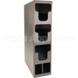 VOLCTL3VS Compatible Vollrath Organizer, 3 Lid, W/ Straw Hldr