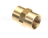 VT487S Biro Coupling 1/4Fpt 7/8 L 11/16 W,Brass