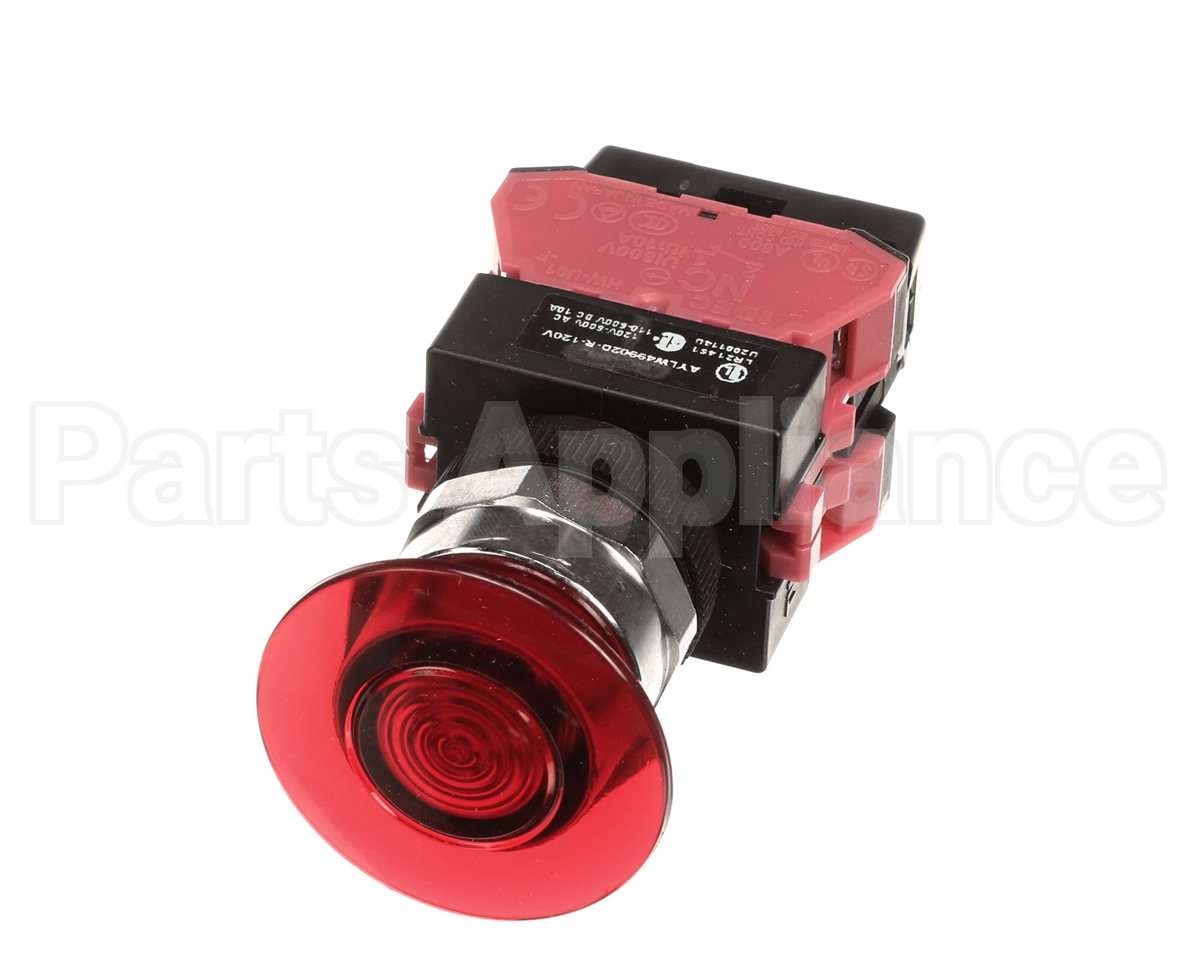 VTS7169-1 Biro E-Stop Switch, Illuminated, 120 Vac