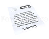 W0600073 Grindmaster Cecilware Sheet, Caution Rubber Mat
