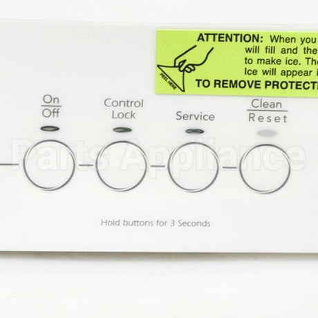 W10122775 Whirlpool Overlay-Control Box Ja