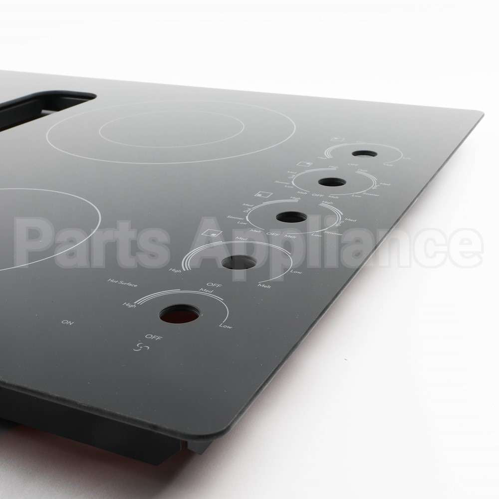 W10163206 Whirlpool Glass Assy, Jed9430 Blk