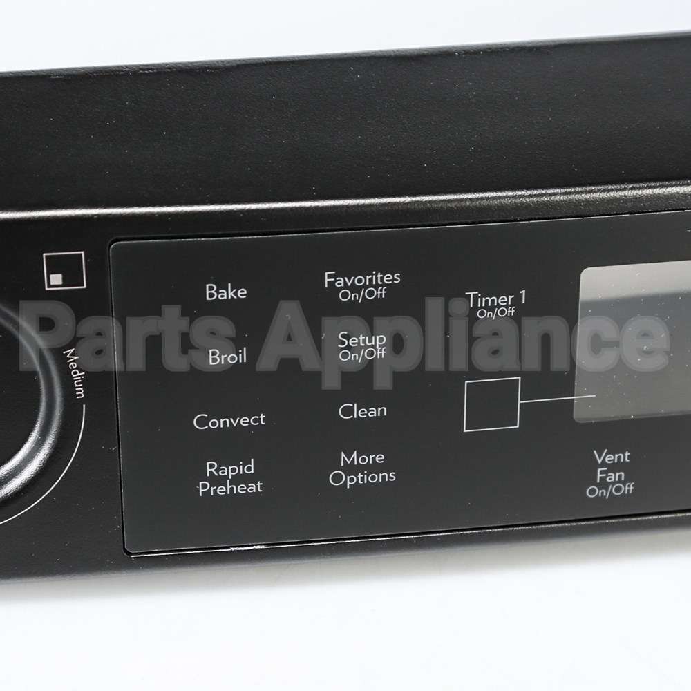 W10236208 Whirlpool Assy,Control Panel Black