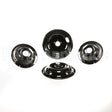 W10288051 Whirlpool Black Drip Bowl Set, 2-6