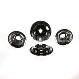 W10288051 Whirlpool Black Drip Bowl Set, 2-6