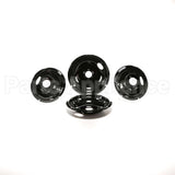 W10288051 Whirlpool Black Drip Bowl Set, 2-6