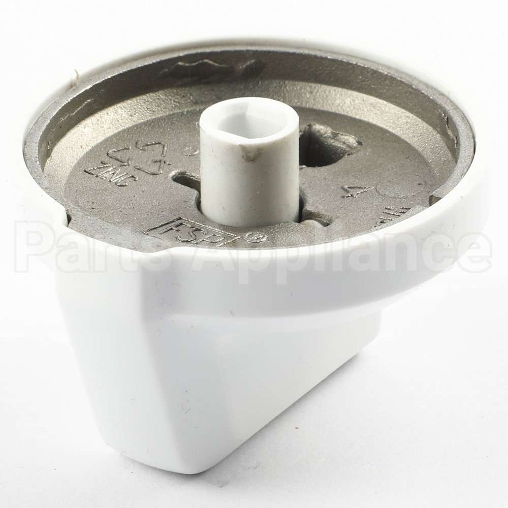W10370184 Whirlpool Knob-Ele,Mt,1S,Wh,Wgt