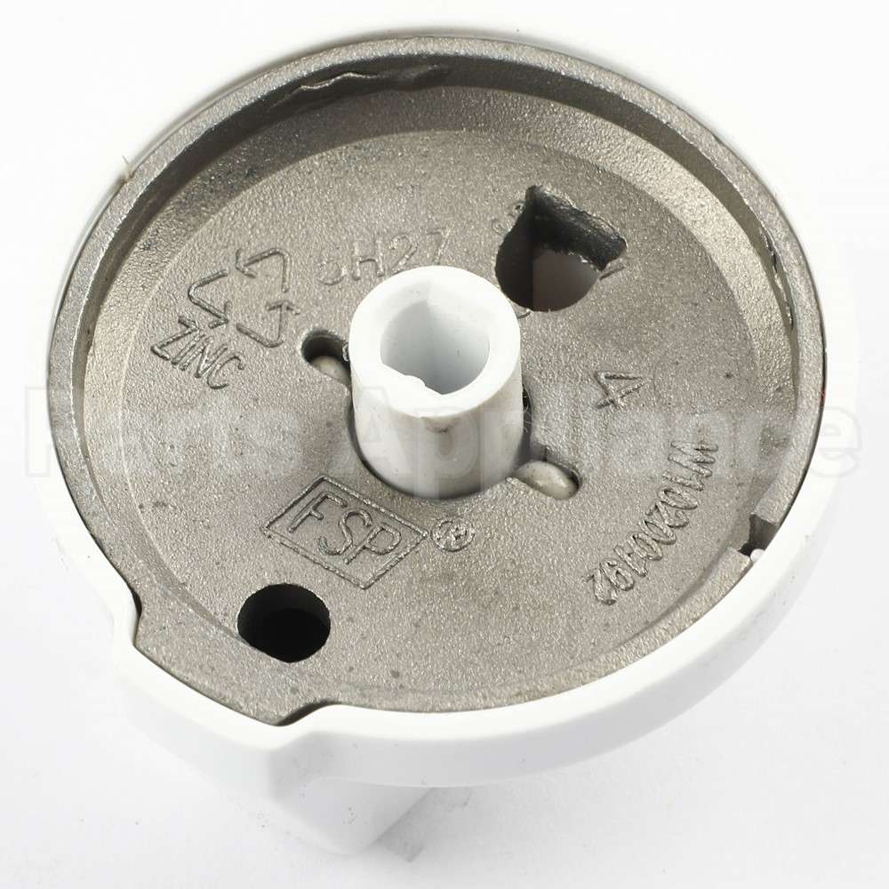 W10370184 Whirlpool Knob-Ele,Mt,1S,Wh,Wgt