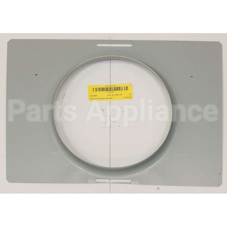 W10388168 Whirlpool 7 Damper Mounting Plate