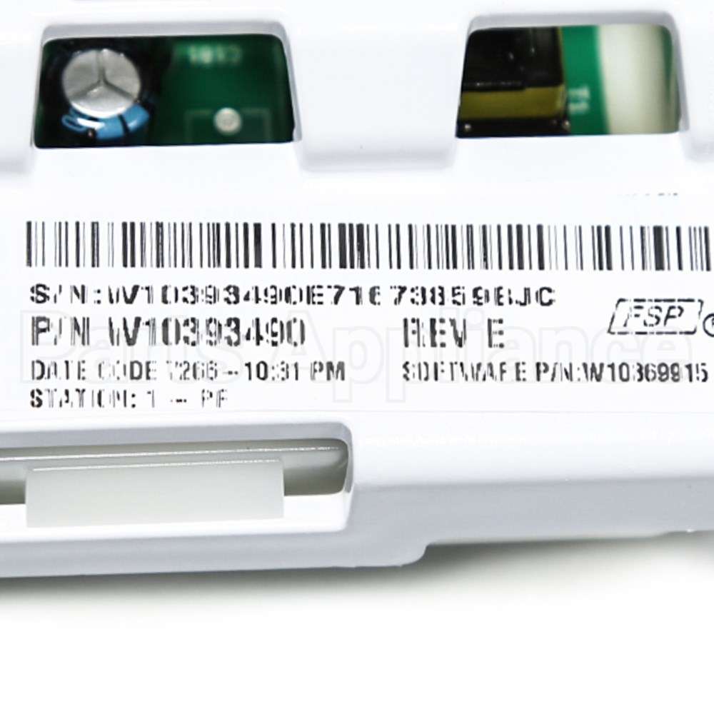 W10393490 Whirlpool Ccuasm Vmw Hy-120V Mvwc4