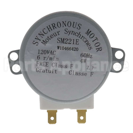 W10466420 Turntable Motor Compatible