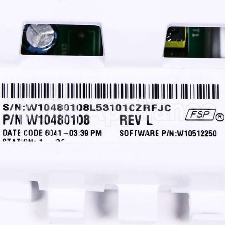 W10480108 Whirlpool Ccuasm Vmw He 120V Wtw56