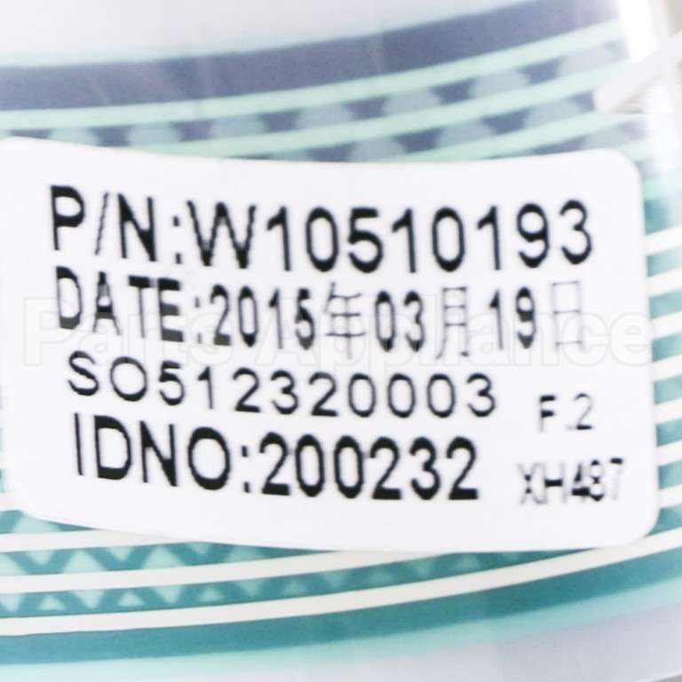 W10512496 Whirlpool Panl-Cntrl