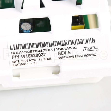 W10520037 Whirlpool Ccuasm Vmw Hy 120V Wtw49