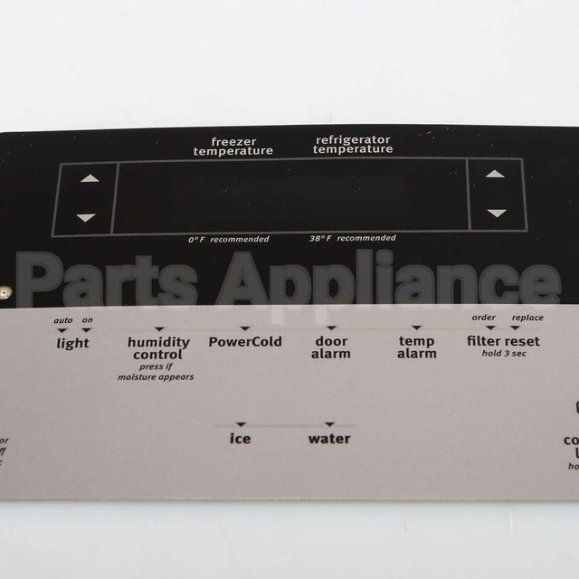 W10731568 Whirlpool Overlay