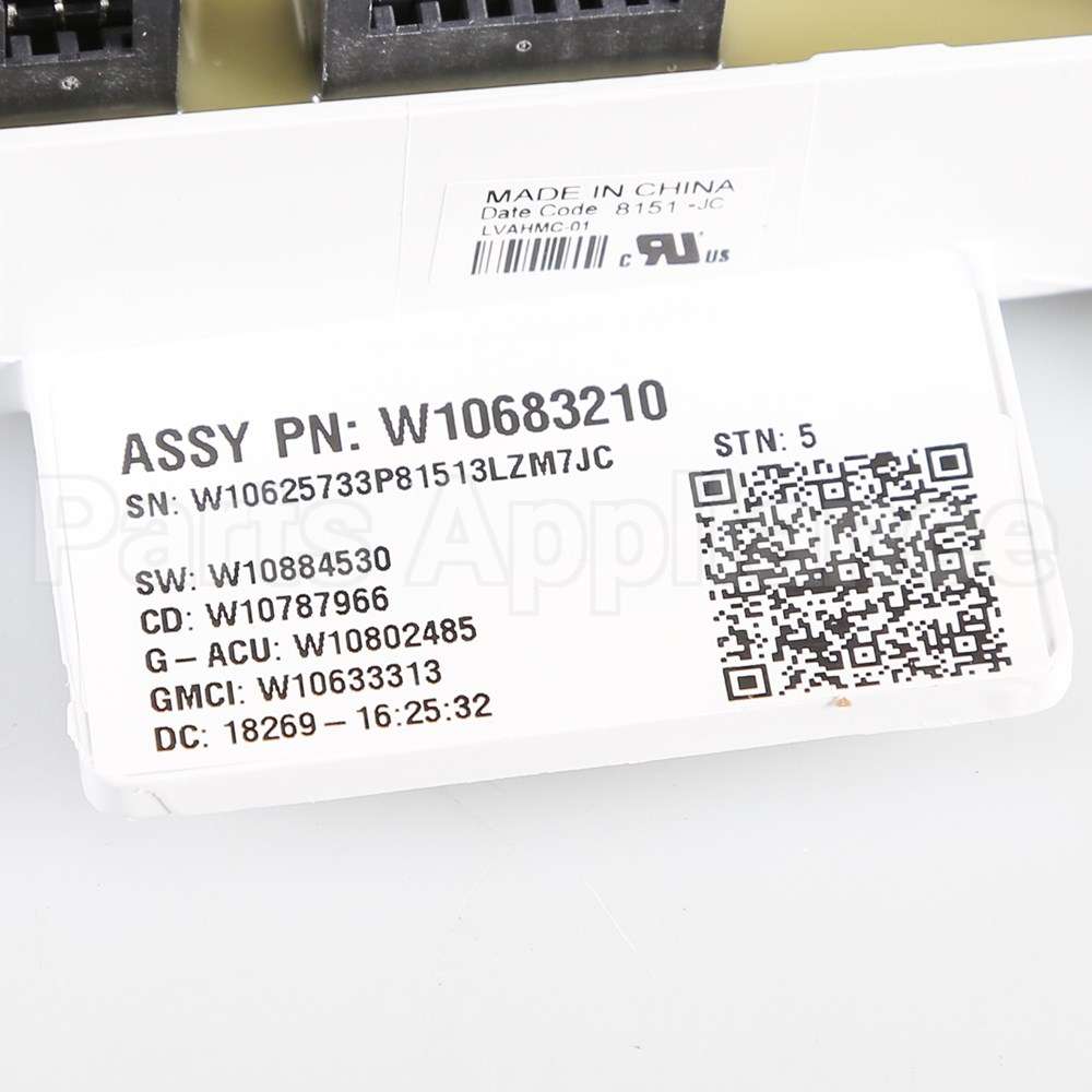 W10812697 Whirlpool Cntrl-Elec
