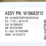 W10812699 Whirlpool Cntrl-Elec