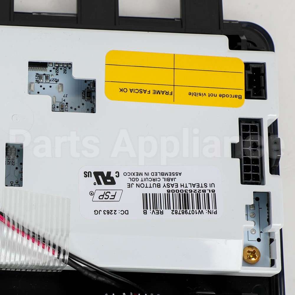 W10822638 Whirlpool Cntrl-Elec