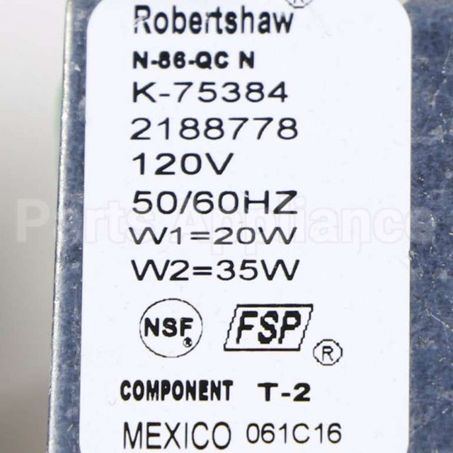 W10853654 Whirlpool Valve-Inlt