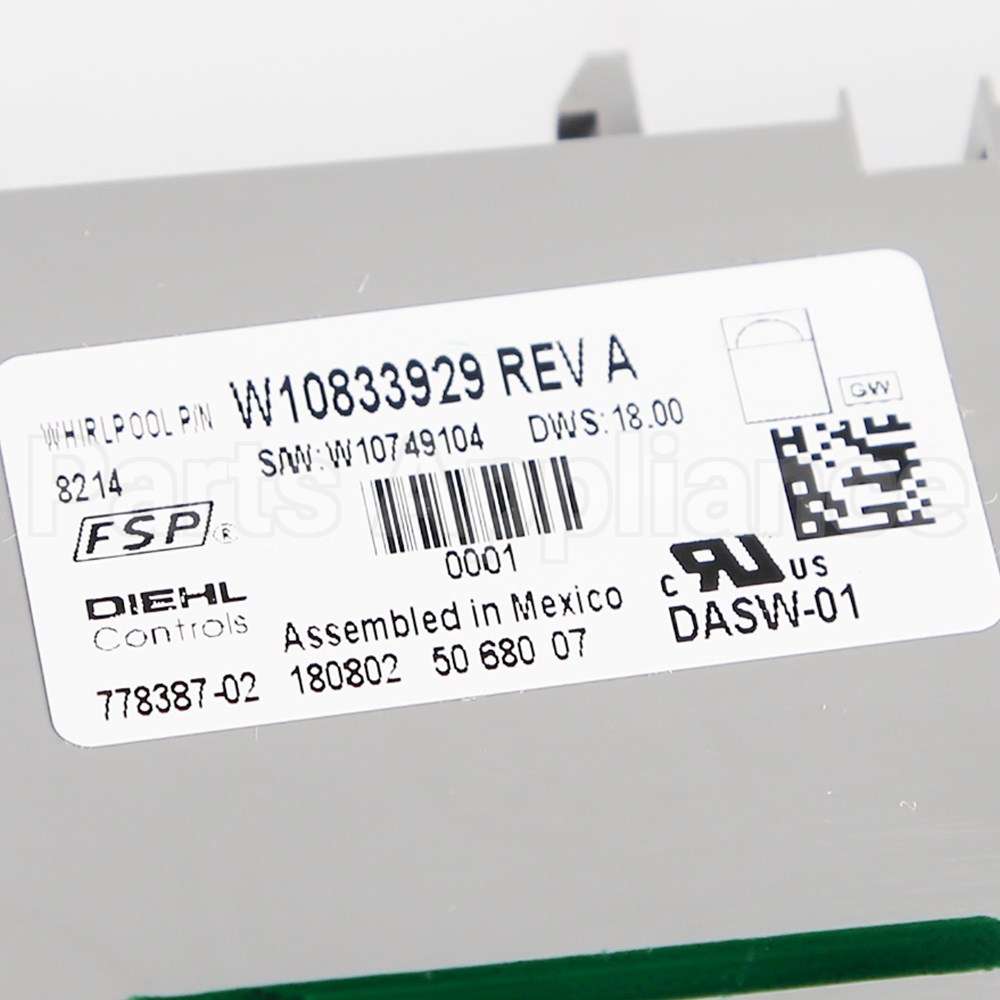 W10854223 Whirlpool Cntrl-Elec