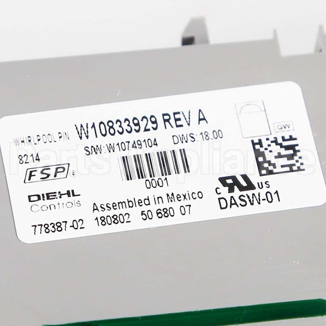 W10854223 Whirlpool Cntrl-Elec