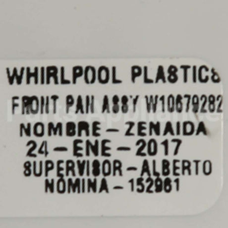 W10861754 Whirlpool Bin-Freezr