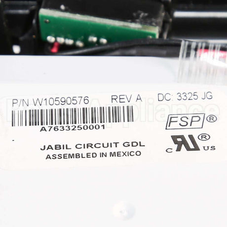 W10865870 Whirlpool Cntrl-Elec