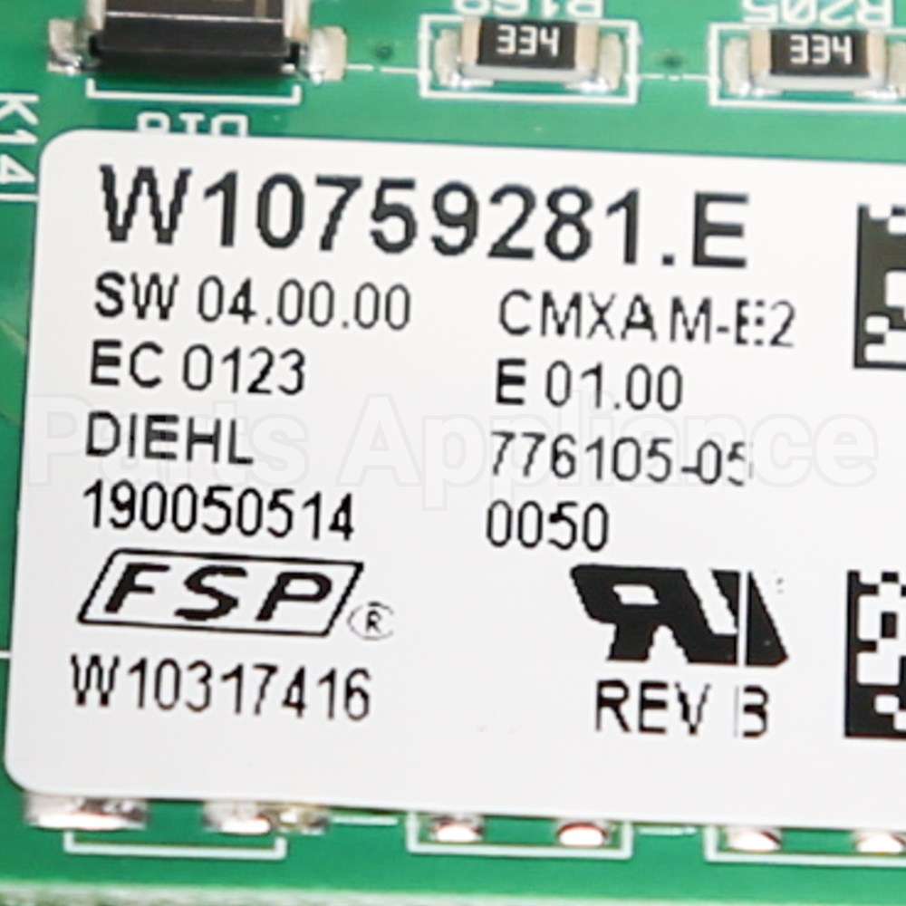 W10884488 Whirlpool Cntrl-Elec