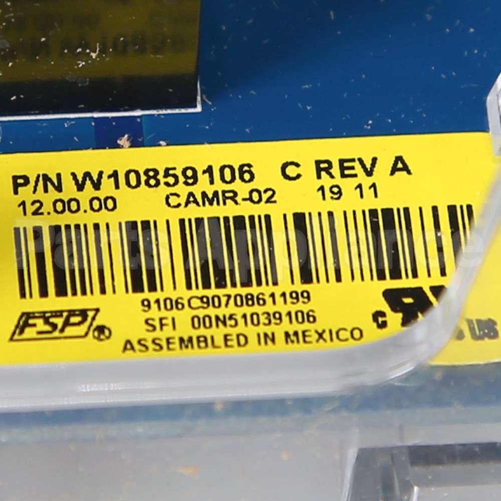 W10888661 Whirlpool Cntrl-Elec