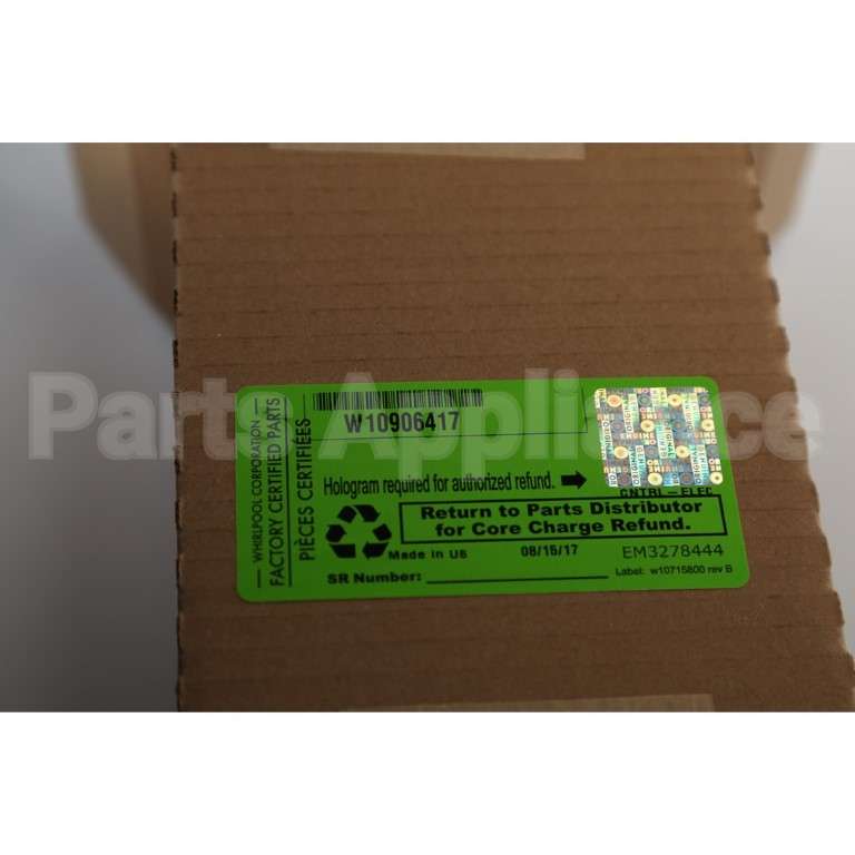 W10906417 Whirlpool Cntrl-Elec