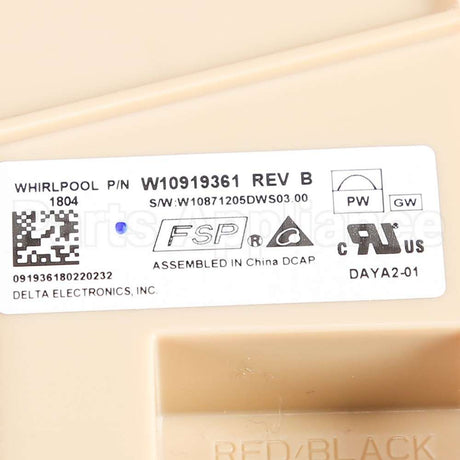 W11087227 Whirlpool Cntrl-Elec