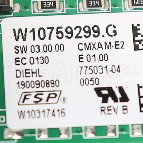 W11100515 Whirlpool Cntrl-Elec