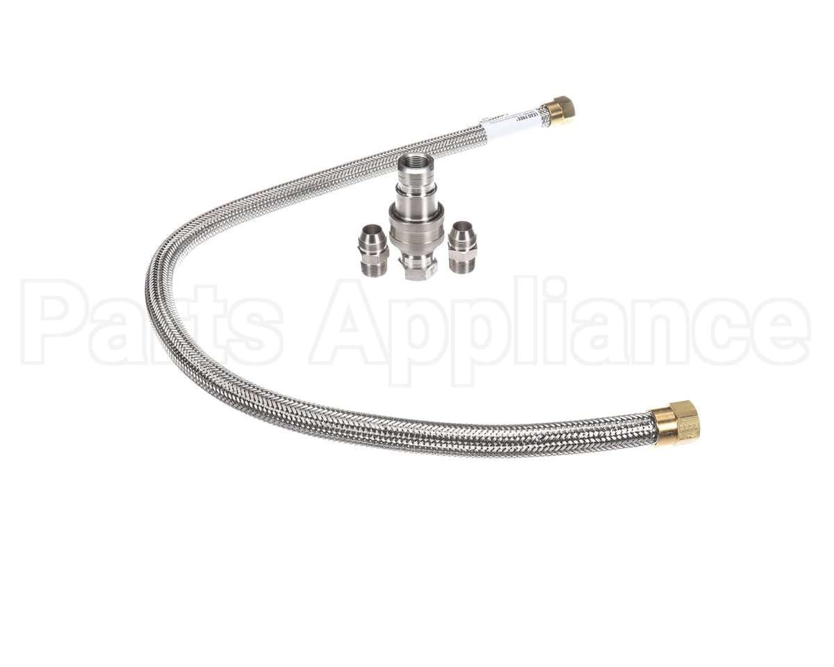 W75B2Q48 Dormont Hi-Psi Water Connector, 3/4 Dia., 48 L,